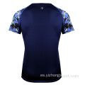 Camiseta Dry Fit que absorbe la humedad Negro Royal